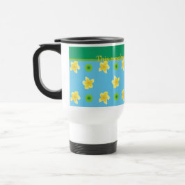 Travel Mug zonder morsen: Primroses Polkas persona Reisbeker