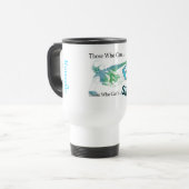Travel Mug zwemmers Reisbeker (Voorkant links)