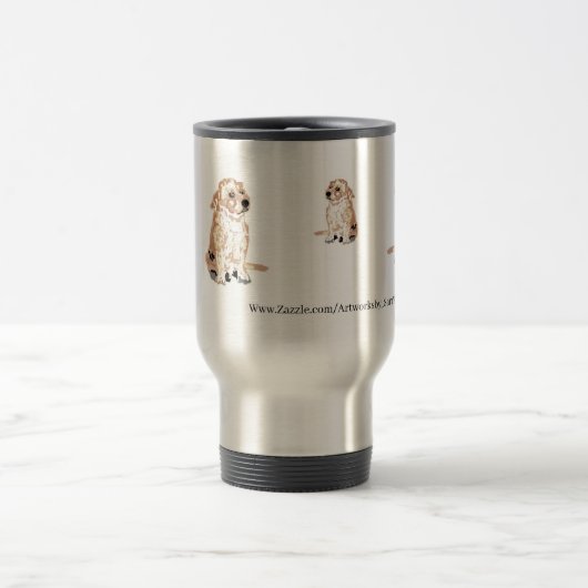 Travel Mugs: Labrador Retriever Reisbeker (Center)