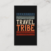 Travel Native American Art Tribe Explorer Visitekaartje (Voorkant)