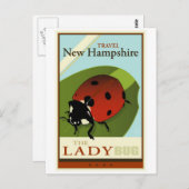 Travel New Hampshire Briefkaart (Voorkant / Achterkant)