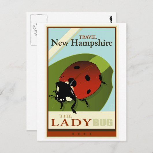 Travel New Hampshire Briefkaart (Voorkant / Achterkant)