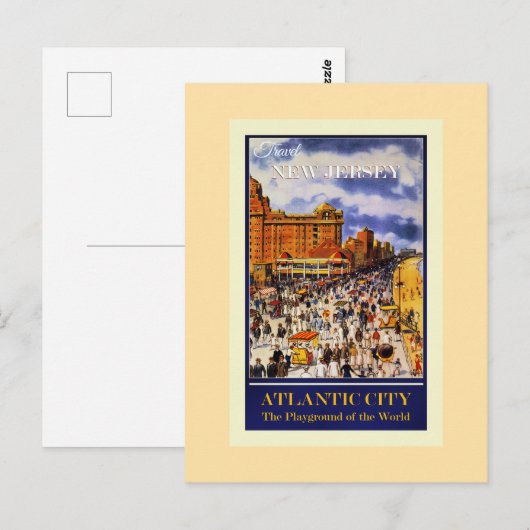 Travel New Jersey Briefkaart (Voorkant / Achterkant)