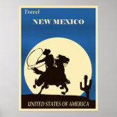 Travel New Mexico Poster (Voorkant)