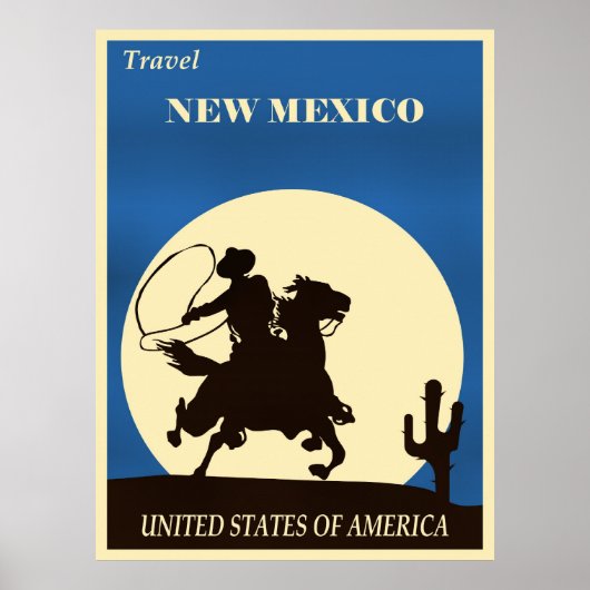 Travel New Mexico Poster (Voorkant)
