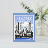 Travel New York Amerika Briefkaart (Staand voorkant)
