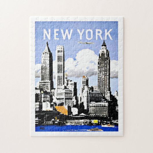 Travel New York Amerika Legpuzzel (Verticaal)