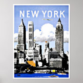 Travel New York Amerika  Poster (Voorkant)