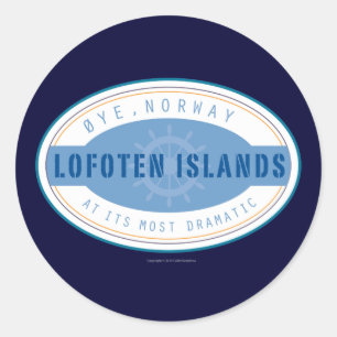 TRAVEL-Noorwegen Ronde Sticker