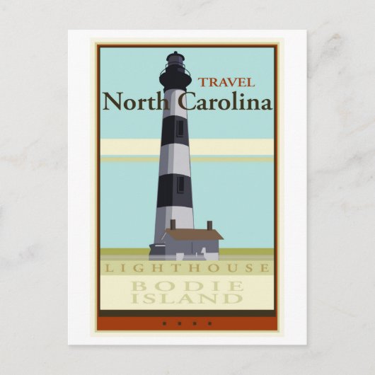 Travel North Carolina Briefkaart (Voorkant)
