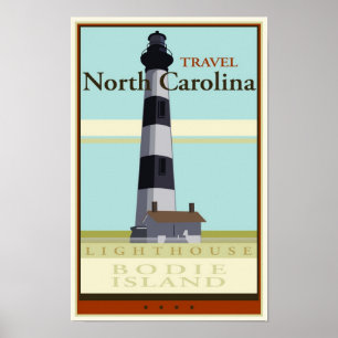 Travel North Carolina Poster