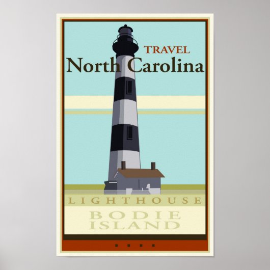 Travel North Carolina Poster (Voorkant)