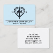Travel Nurse RN, LVN, LPN, Caretaker Visitekaartje (Voorkant / Achterkant)