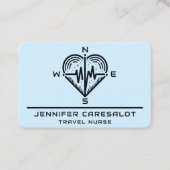 Travel Nurse RN, LVN, LPN, Caretaker Visitekaartje (Voorkant)