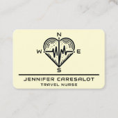 Travel Nurse RN, LVN, LPN, Caretaker Visitekaartje (Voorkant)