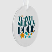 Travel Nurses Rock Ornament (voorkant)