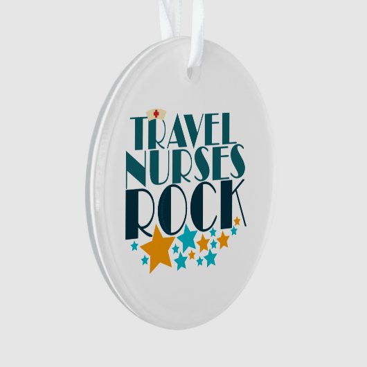 Travel Nurses Rock Ornament (voorkant)