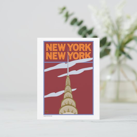 TRAVEL-NY, NY- BRIEFKAART (Staand voorkant)