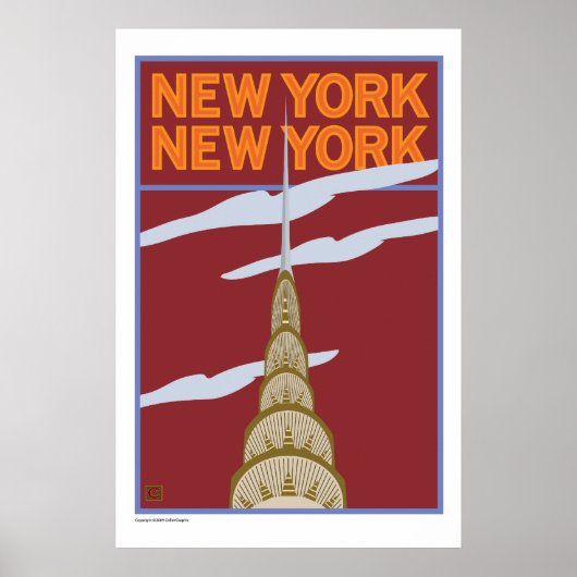 TRAVEL-NY, NY POSTER (Voorkant)