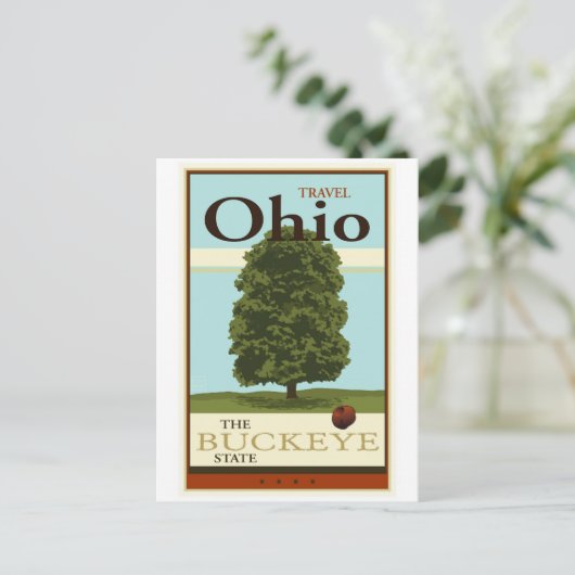 Travel Ohio Briefkaart (Staand voorkant)