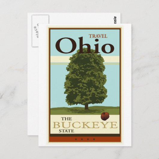 Travel Ohio Briefkaart (Voorkant / Achterkant)