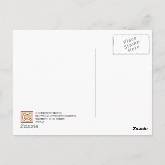 TRAVEL-Oregon-Vista House- Briefkaart (Achterkant)