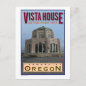 TRAVEL-Oregon-Vista House- Briefkaart (Voorkant)