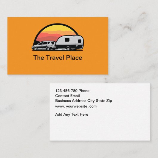 Travel Park Camper Services Visitekaartje (Voorkant / Achterkant)