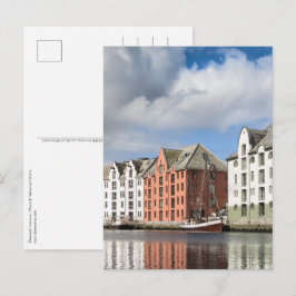 Travel Photo Alesund Noorwegen Briefkaart