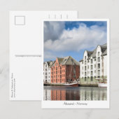 Travel Photo Alesund Noorwegen Briefkaart (Voorkant / Achterkant)