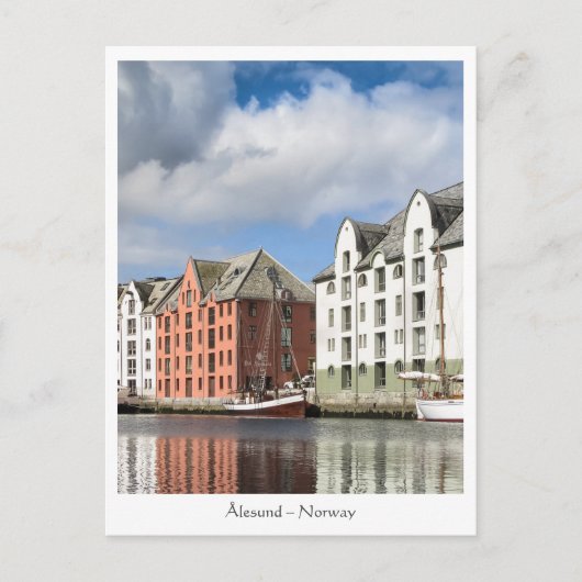 Travel Photo Alesund Noorwegen Briefkaart (Voorkant)