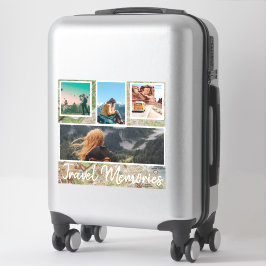 Travel Photo Collage Sticker