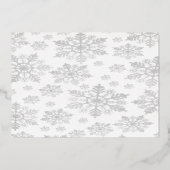 Travel Photo Wonderful World Silver Folie Feestdagenkaart (Achterkant)