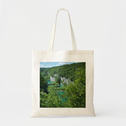Travel Photography Kroatië Lake Mountain Landscape Tote Bag (Voorkant)