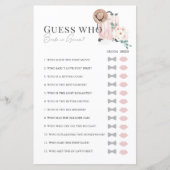 Travel Pink Suitcase Vrijgezellenfeest Guess Who (Voorkant)