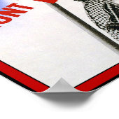 Travel Poster Canada Mont Tremblant Skiing (Hoek)