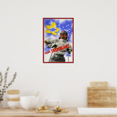 Travel Poster Canada Mont Tremblant Skiing (Keuken)