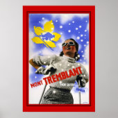 Travel Poster  Canada Mont Tremblant Skiing (Voorkant)