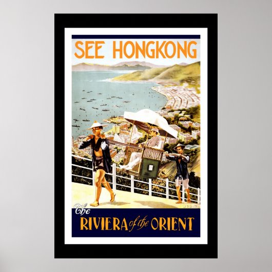 Travel Poster  Hong Kong Orient (Voorkant)