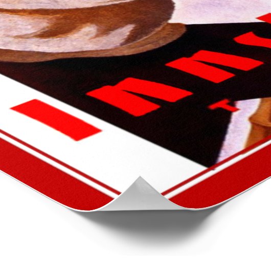 Travel Poster  Innsbruck Tyrol Skiing (Hoek)