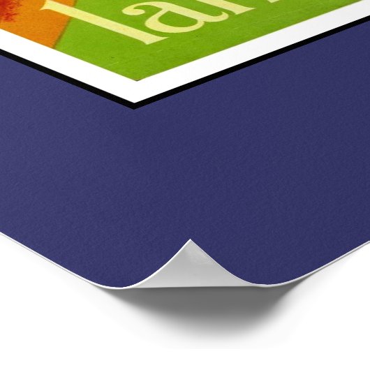 Travel Poster Kunst Australië (Hoek)