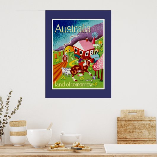 Travel Poster  Kunst Australië (Keuken)
