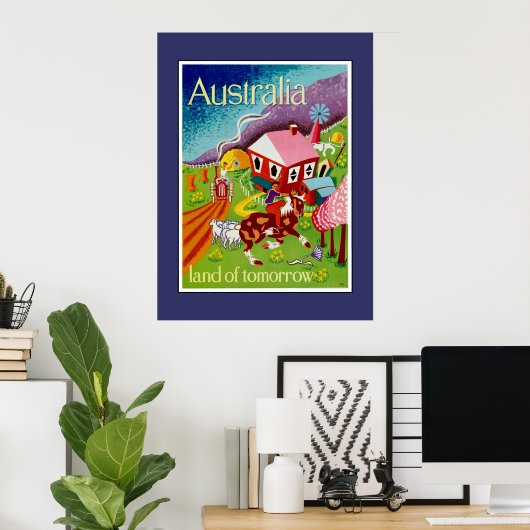Travel Poster  Kunst Australië (Thuiskantoor)