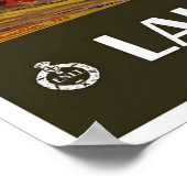 Travel Poster  Lake Garda Italië (Hoek)