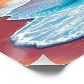 Travel Poster | Manhattan Beach Wallart Home Deco (Hoek)