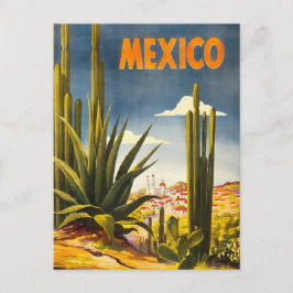 Travel Poster Mexico Briefkaart
