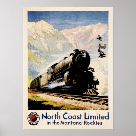 Travel poster Noord-Kust Limited