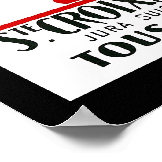 Travel Poster Saint Croix Skiing (Hoek)