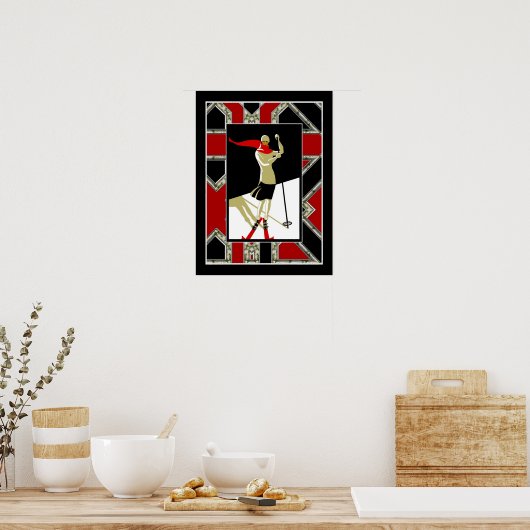 Travel Poster  Saint Croix Skiing 3 (Keuken)