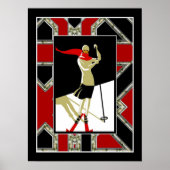 Travel Poster  Saint Croix Skiing 3 (Voorkant)